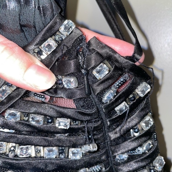 Faviana Couture Black Cutout Strappy maxi dress - Picture 8 of 8